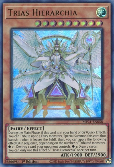 Trias Hierarchia (Ultra Rare) [MP21-EN058-UR]