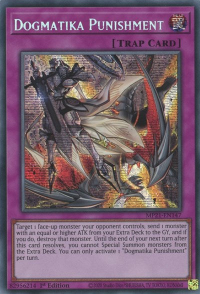 Dogmatika Punishment (Prismatic Secret Rare) [MP21-EN147-PrSR]