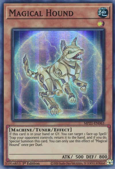 Magical Hound (Super Rare) [MP21-EN063-SuR]