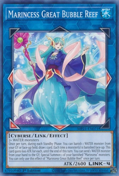 Marincess Great Bubble Reef (Common) [MP21-EN071-C]