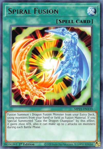 Spiral Fusion (Rare) [MP21-EN133-R]