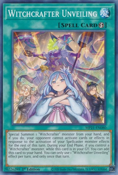 Witchcrafter Unveiling (Common) [MP21-EN080-C]