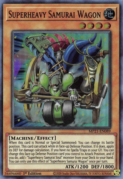 Superheavy Samurai Wagon (Super Rare) [MP21-EN089-SuR]