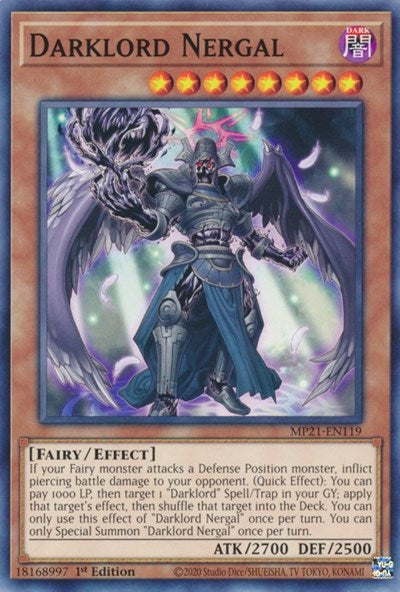 Darklord Nergal (Common) [MP21-EN119-C]