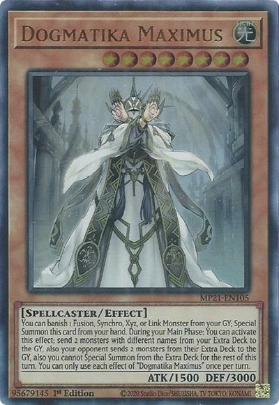 Dogmatika Maximus (Ultra Rare) [MP21-EN105-UR]