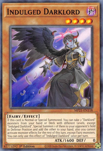 Indulged Darklord (Common) [MP21-EN118-C]
