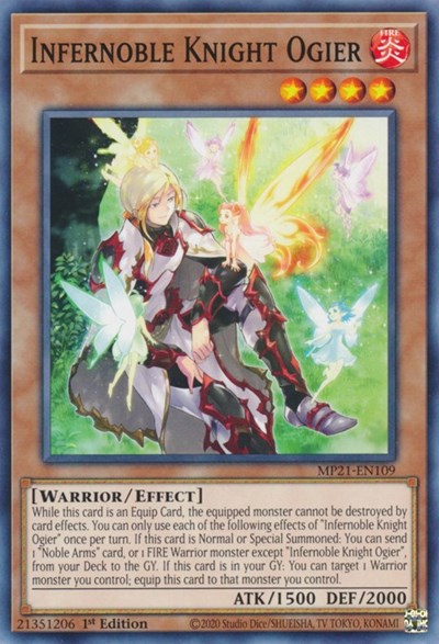 Infernoble Knight Ogier (Common) [MP21-EN109-C]