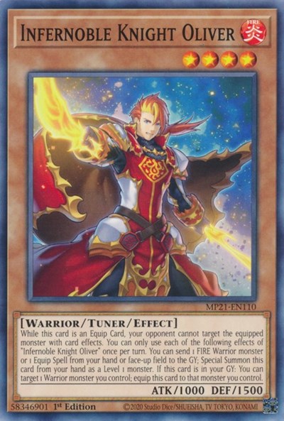 Infernoble Knight Oliver (Common) [MP21-EN110-C]