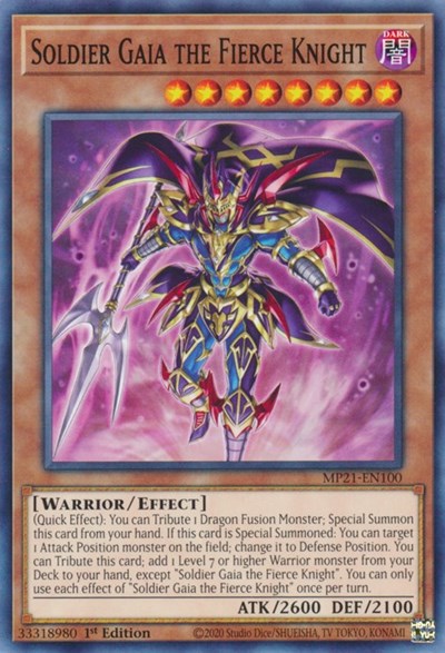 Soldier Gaia The Fierce Knight (Common) [MP21-EN100-C]