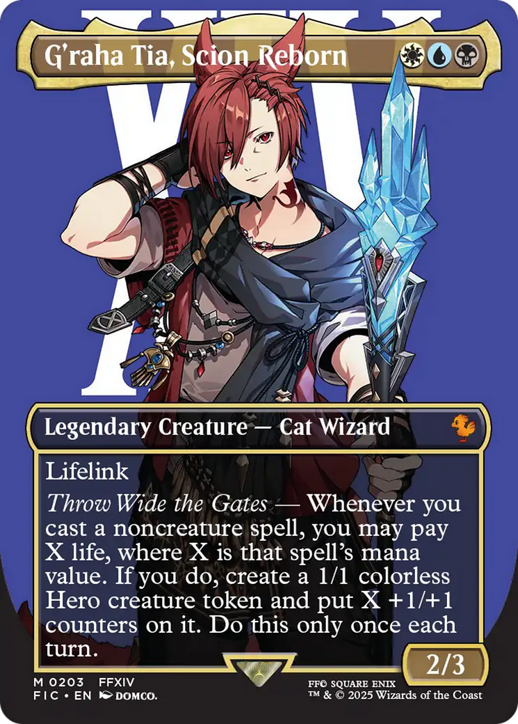 G'raha Tia, Scion Reborn - Borderless - Full Art [FIC-203]