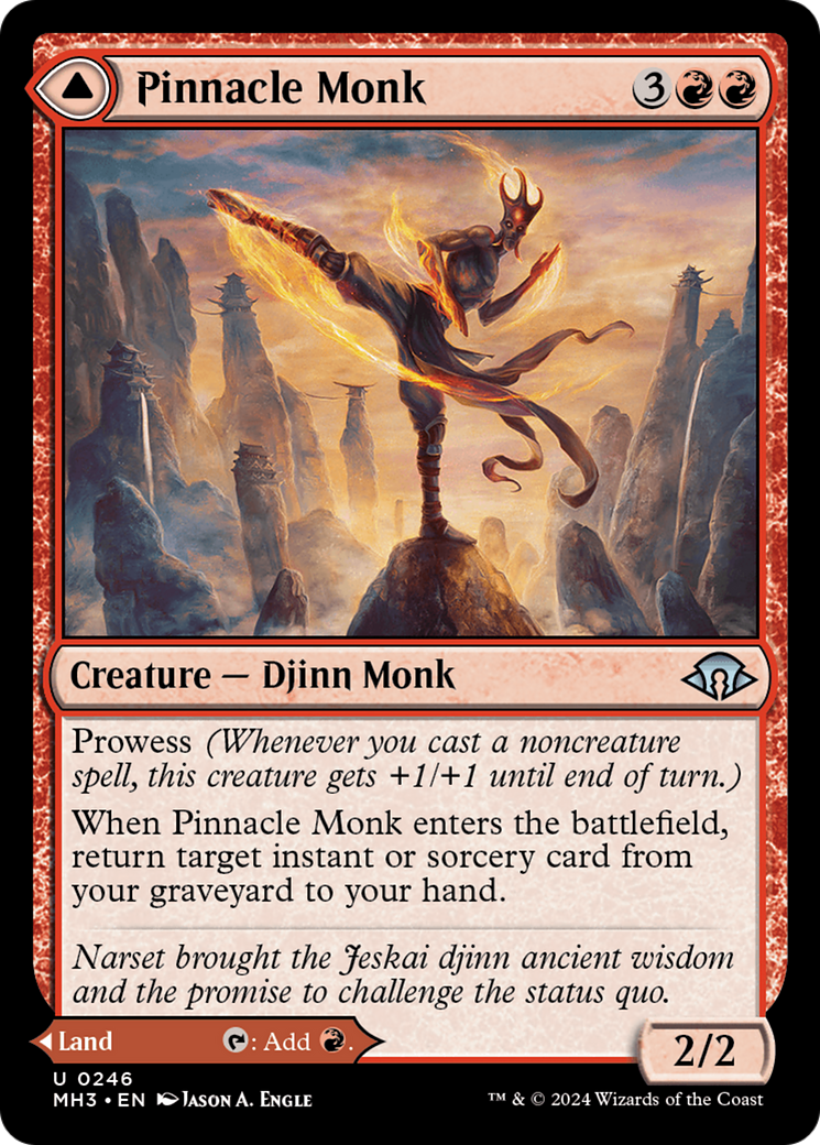 Pinnacle Monk // Mystic Peak [MH3-246]