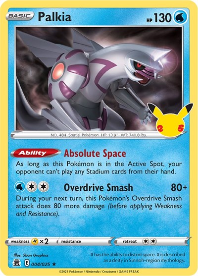 Palkia - 004/025 (Holo Rare) [CEL-004-HR]