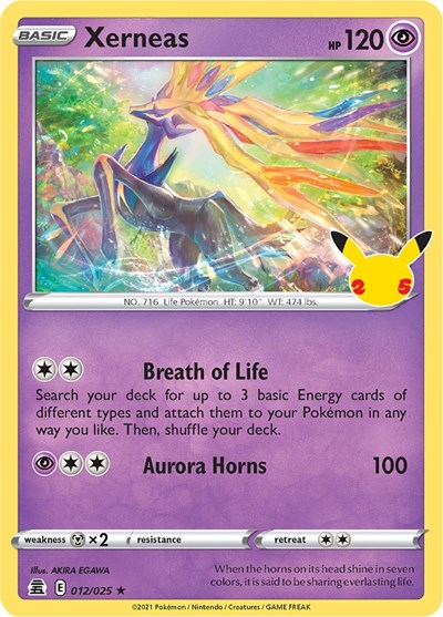 Xerneas - 012/025 (Holo Rare) [CEL-012-HR]