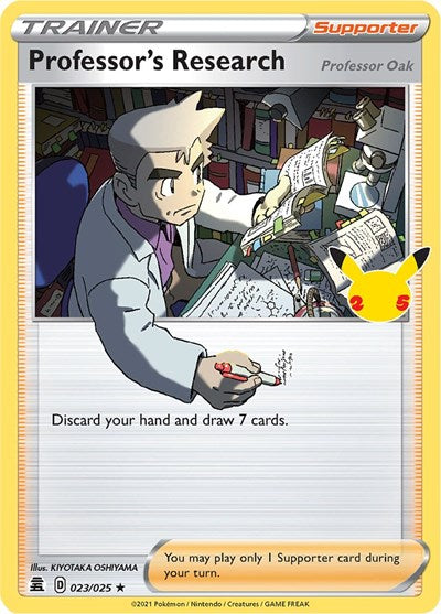 Professor's Research - 023/025 (Holo Rare) [CEL-023-HR]
