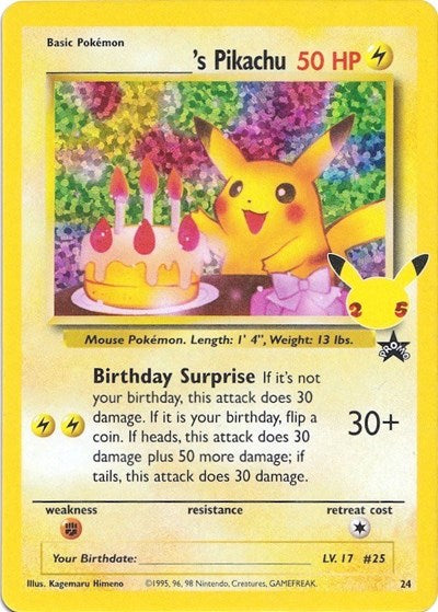 ______'s Pikachu - 24/53 (Classic Collection) [CEL-24-CC]