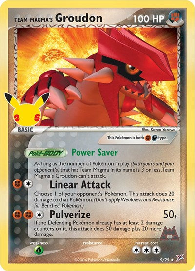 Team Magma's Groudon - 9/95 (Classic Collection) [CEL-9-CC]