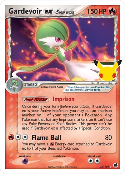 Gardevoir ex - 93/101 (Classic Collection) [CEL-93-CC]