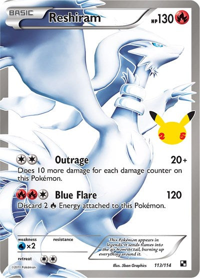 Reshiram - 113/114 (Classic Collection) [CEL-113-CC]
