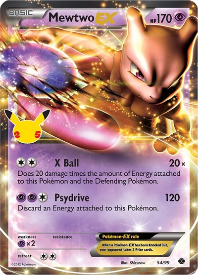 Mewtwo EX - 54/99 (Classic Collection) [CEL-54-CC]