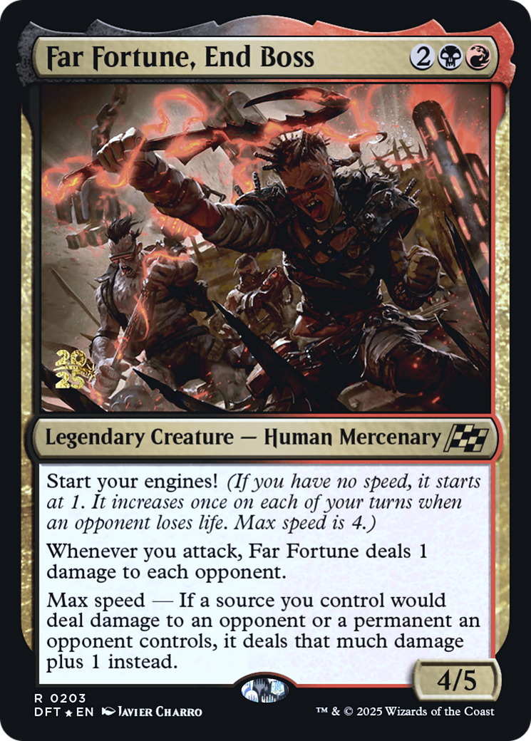 Far Fortune, End Boss - Prerelease Promo [PDFT-203s]
