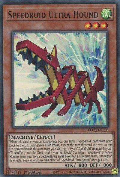 Speedroid Ultra Hound (Super Rare) [LED8-EN003-SuR]
