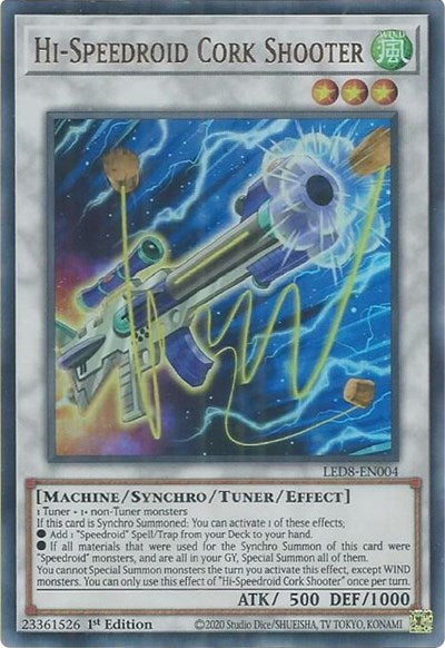 Hi-Speedroid Cork Shooter (Ultra Rare) [LED8-EN004-UR]