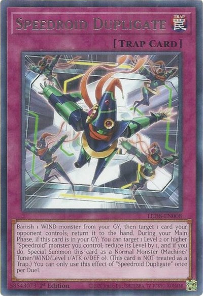 Speedroid Dupligate (Rare) [LED8-EN008-R]