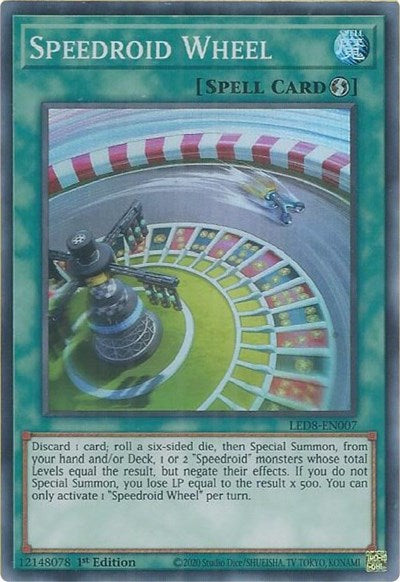 Speedroid Wheel (Super Rare) [LED8-EN007-SuR]