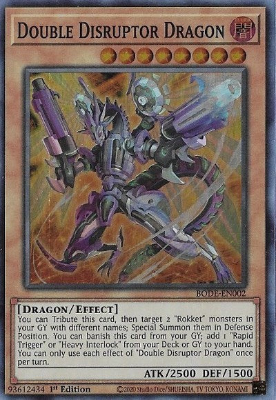 Double Disruptor Dragon (Super Rare) [BODE-EN002-SuR]