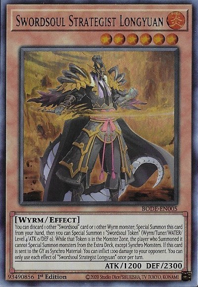 Swordsoul Strategist Longyuan (Ultra Rare) [BODE-EN005-UR]