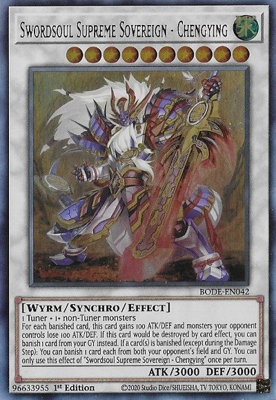 Swordsoul Supreme Sovereign - Chengying (Ultra Rare) [BODE-EN042-UR]