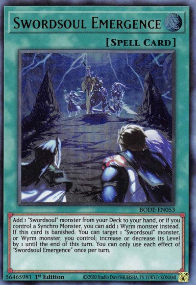 Swordsoul Emergence (Ultra Rare) [BODE-EN053-UR]