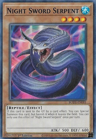 Night Sword Serpent (Common) [BODE-EN081-C]