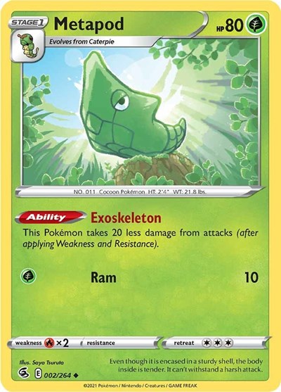 Metapod - 002/264 (Uncommon) [FST-002-U]