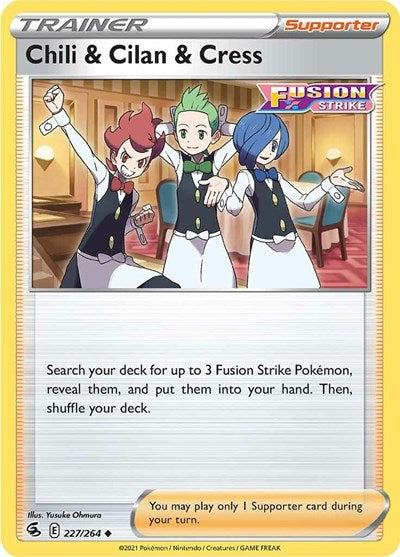 Chili & Cilan & Cress - 227/264 (Uncommon) [FST-227-U]