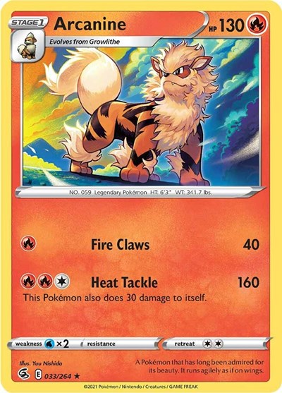 Arcanine - 033/264 (Rare) [FST-033-R]