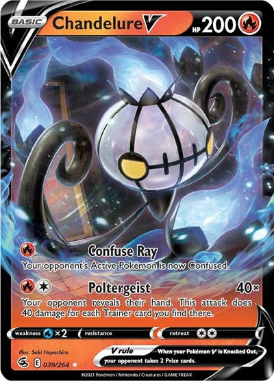 Chandelure V - 039/264 (Ultra Rare) [FST-039-UR]