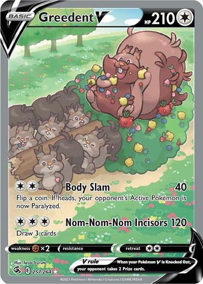 Greedent V - 257/264 (Ultra Rare) [FST-257-UR]