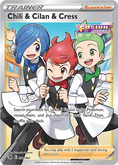 Chili & Cilan & Cress - 258/264 (Ultra Rare) [FST-258-UR]