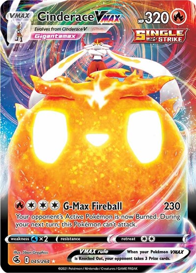 Cinderace VMAX - 045/264 (Ultra Rare) [FST-045-UR]