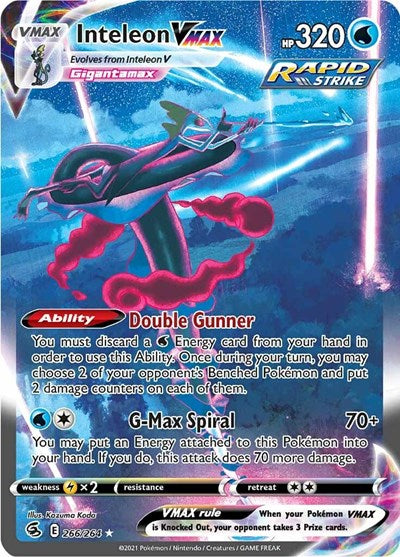 Inteleon VMAX - 266/264 (Secret Rare) [FST-266-SR]