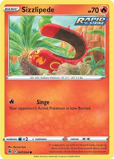 Sizzlipede - 047/264 (Common) [FST-047-C]