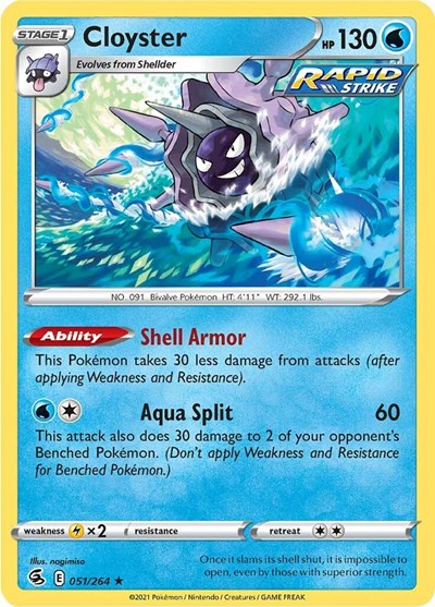 Cloyster - 051/264 (Rare) [FST-051-R]