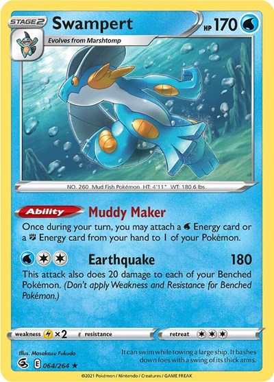 Swampert - 064/264 (Holo Rare) [FST-064-HR]