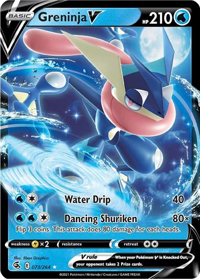 Greninja V - 073/264 (Ultra Rare) [FST-073-UR]