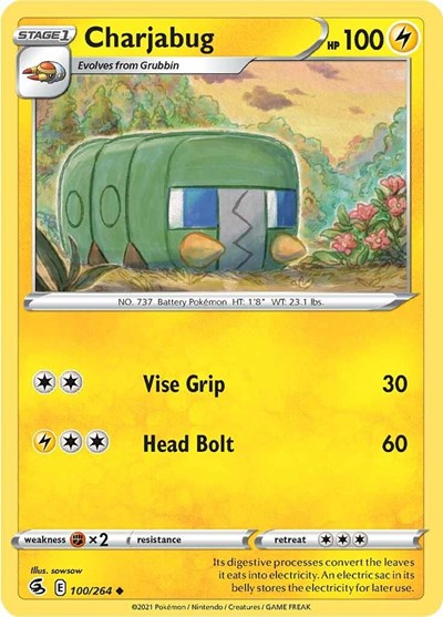 Charjabug - 100/264 (Uncommon) [FST-100-U]