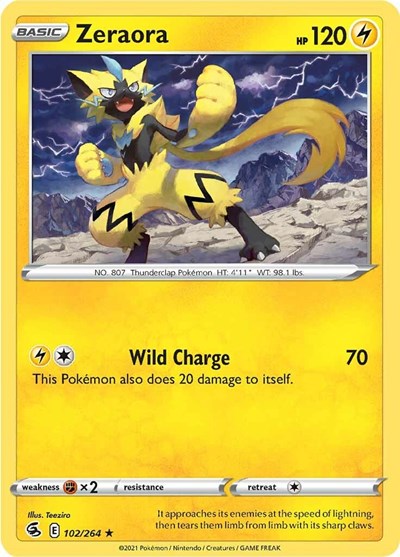 Zeraora - 102/264 (Rare) [FST-102-R]