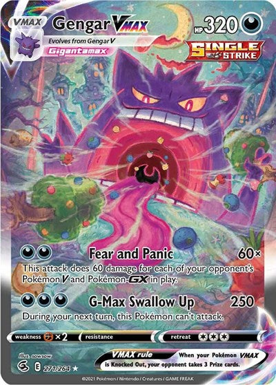 Gengar VMAX - 271/264 (Secret Rare) [FST-271-SR]