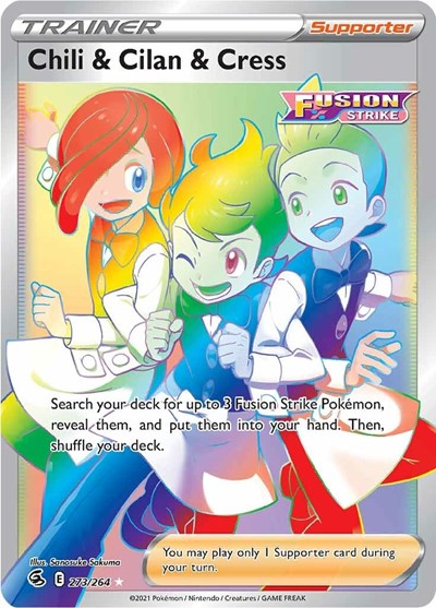 Chili & Cilan & Cress - 273/264 (Secret Rare) [FST-273-SR]