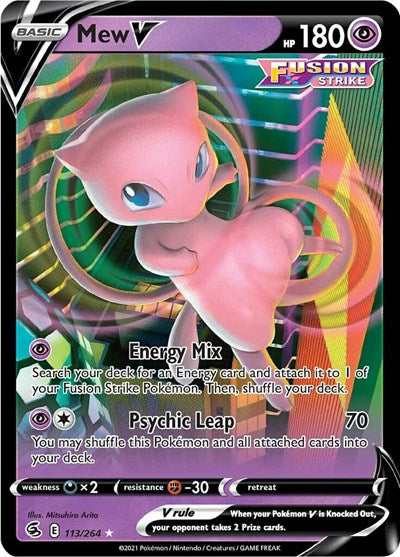 Mew V - 113/264 (Ultra Rare) [FST-113-UR]